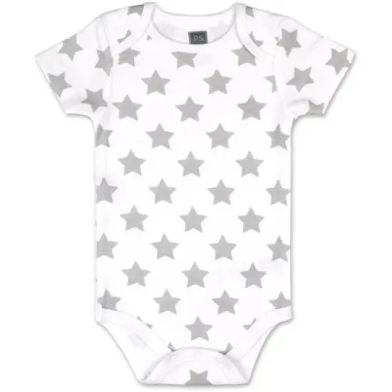 The Peanutshell Baby Boy Short Sleeve Bodysuits, 5-Pack, Blue/Gray/Dino, Newborn to 24 Months image {3}