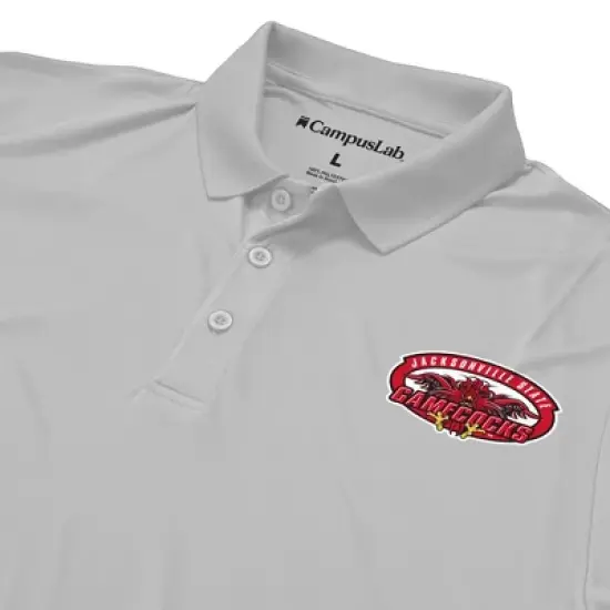 Men's Jacksonville State University Adult Polo Left Chest Logo image {3}