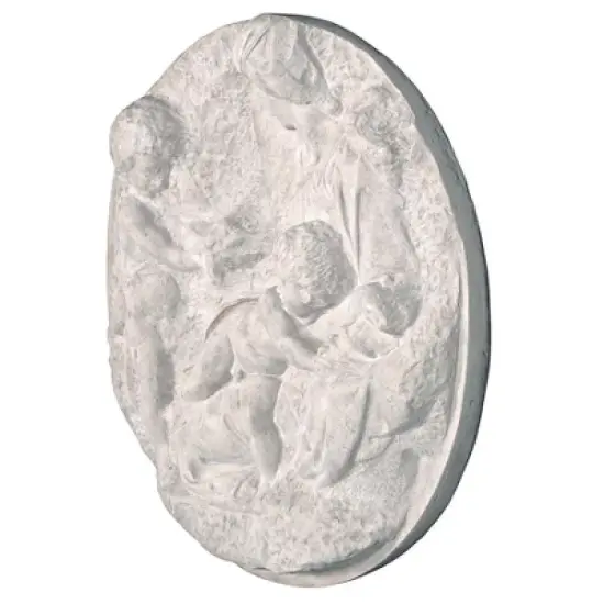 Design Toscano Direct Casting of The Virgin and Child with the Infant St. John Wall Sculpture image {2}