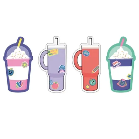 Carson Dellosa Education We Stick Together Cups & Water Bottles Cut-Outs, 36 Per Pack, 3 Packs image {2}