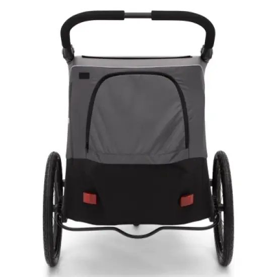 Delta Children Jeep Everest 2-in-1 Child Bike Trailer and Stroller - Gray image {9}