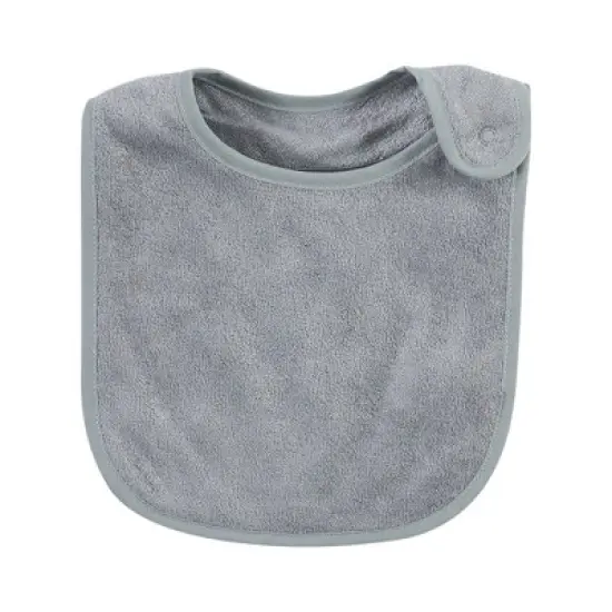 Hudson Baby Infant Boy Rayon from Bamboo Terry Bibs, Gray Mint Lime, One Size image {6}
