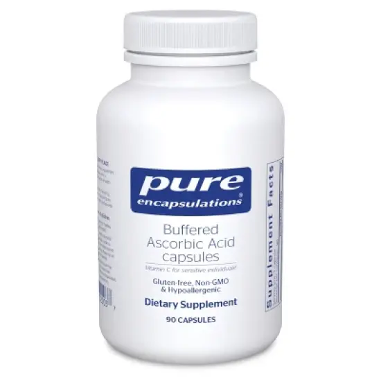 Pure Encapsulations Buffered Ascorbic Acid Capsules - Vitamin C for Sensitive Individuals* image {9}