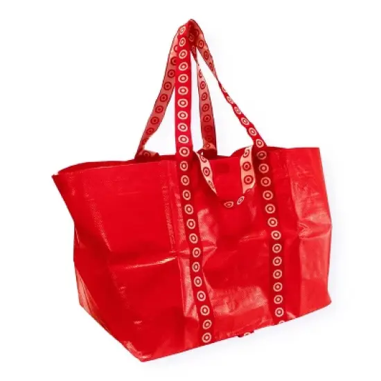 32.5" Reusable Bag XL tote Target Run Bag Red image {4}