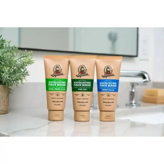 DR. SQUATCH Men's Natural Face Wash - Pine Tar - 4oz image {5}