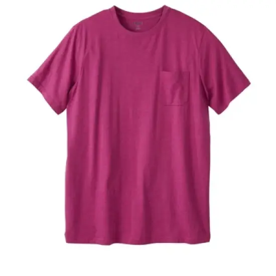 KingSize Men's Big & Tall Shrink-Less&trade; Lightweight Longer-Length Crewneck Pocket T-Shirt image {16}