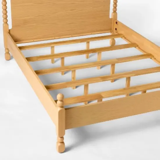 Modern Turned Wood Bed Brown - Threshold&trade; designed with Studio McGee image {5}