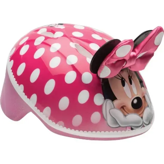 Minnie Mouse 3D Bow and Ears Cycling Toddler Girls' Bike Helmet - Pink image {2}