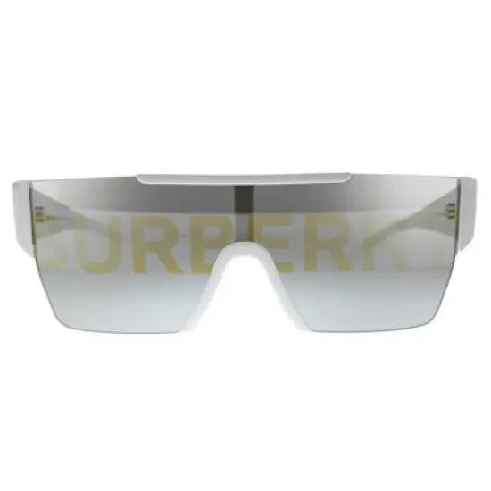 Burberry BE 4291 3007/H Unisex Rectangle Sunglasses White 38mm image {1}