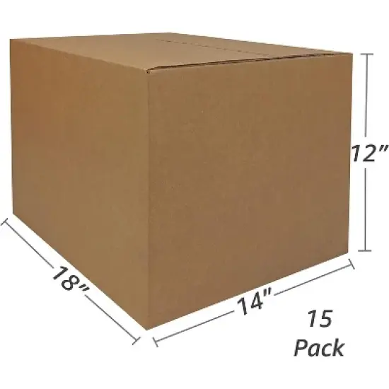 UBMOVE Medium Moving Boxes 18" x 14" x 12" image {6}