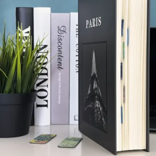 Wrapables Magnetic Bookmarks, Page Marker, Page Clips Reading Supplies (Set of 8), Artist image {4}