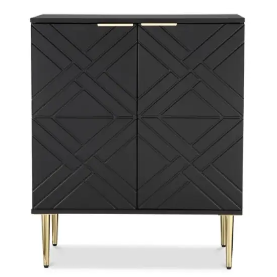 Storage Cabinet with Doors, 29" Modern Accent Cabinet, Sideboard Buffet Cabinet for Dining Room, Living Room, Kitchen image {6}