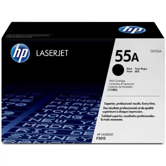 HP 55A Black Original LaserJet Toner Cartridge, ~6,000 pages, CE255A image {6}