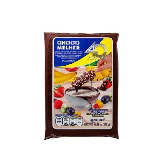 Chocolate with Peanuts &ndash; Melher | Classic Coating for Chocolate Bananas and Desserts image {2}