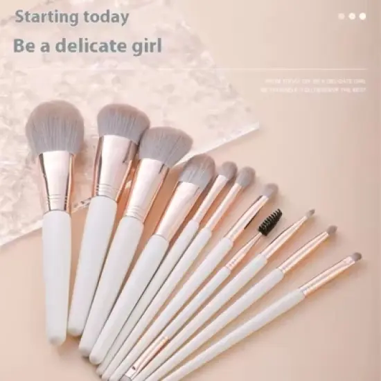 BABYYER The 11 Piece Makeup Brush Set Is Meticulously Crafted , Designed To Meet A Variety Of Makeup Needs, And Is The Ideal Choice For Makeup image {5}