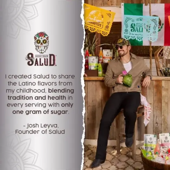 Salud Energy + Focus Jarritos Fruit Punch Electrolyte Drink Mix - 6pk/0.21oz Packet Sticks image {5}