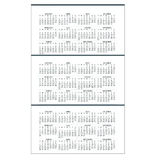 2026 House of Doolittle 5" x 8" Calendar Year Daily Appointment Book Faux Leather Cover Black image {3}