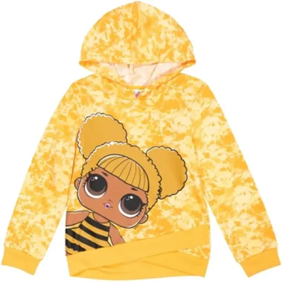 L.O.L. Surprise! Queen Bee Diva Girls Fleece Pullover Hoodie Little Kid to Big Kid image {10}