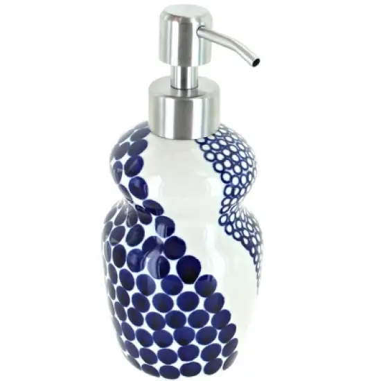 Blue Rose Polish Pottery 2018 Zaklady Soap Dispenser image {11}