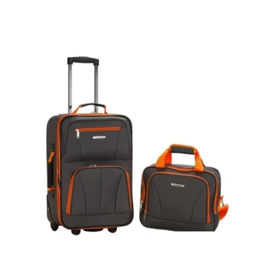 Rockland Fashion 2pc Softside Luggage Set image {9}