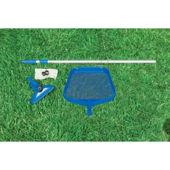 Intex Cleaning Maintenance Swimming Pool Kit w/ Vacuum, Skimmer & Pole | 28002E image {6}
