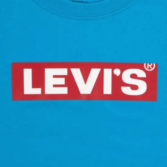 Levi's&reg; Boys' Short Sleeve Box Tab Logo Graphic T-Shirt - Blue image {2}
