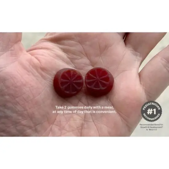 TruHeight Kids Brain Growth Gummies (Ages 2+) All Natural Kids & Toddler Vitamins - Omega-3, DHA Multivitamin - Brain & Memory Supplements image {6}