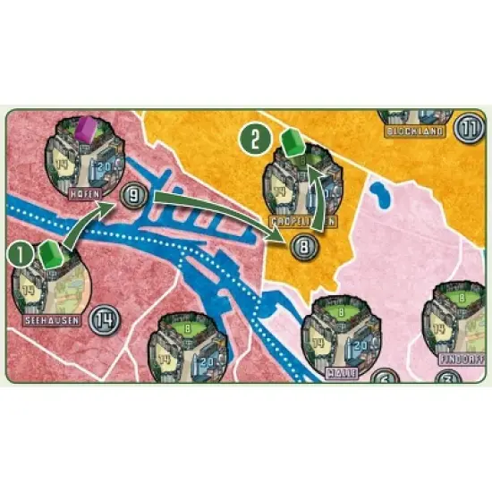Rio Grande Games: Power Grid Bremen/Manhattan -Strategy Board Game, Ages 14+ image {3}