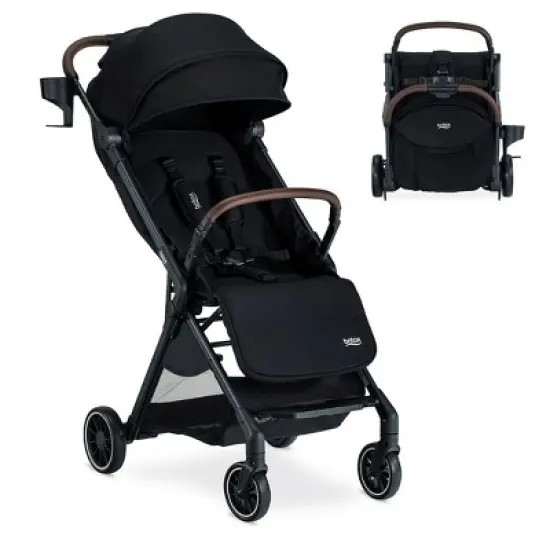 Britax Juniper Compact Stroller, Lightweight Fold-and-Go Design - Raven Black image {15}