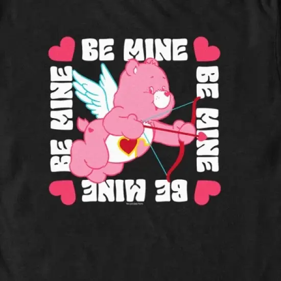 Men's Care Bears Valentine's Day Love-a-Lot Bear Be Mine T-Shirt image {1}
