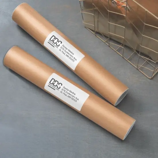 Avery Matte White Rectangle Labels, 11" x 4.25" image {2}