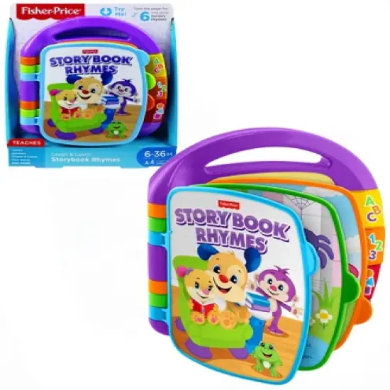 Fisher Price - Preschool Reading & Learning Electronic Storybook of  Rhymes image {1}