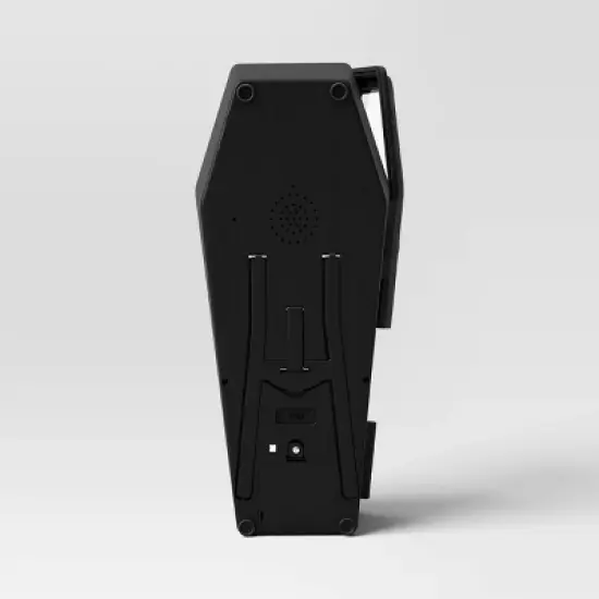 5" Light and Sound Skeleton in Coffin Halloween Decorative Prop Black - Hyde and EEK! Boutique&trade; image {3}