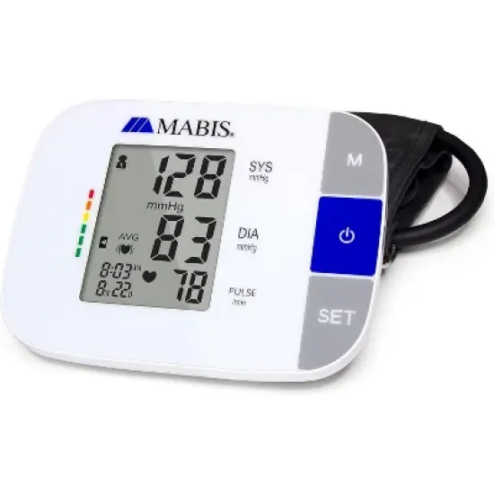 MABIS Universal Talking Blood Pressure Monitor, Upper Arm, Irregular Heartbeat Detection, 396-Reading Memory Storage for 4 User Profiles, FSA & HSA image {4}