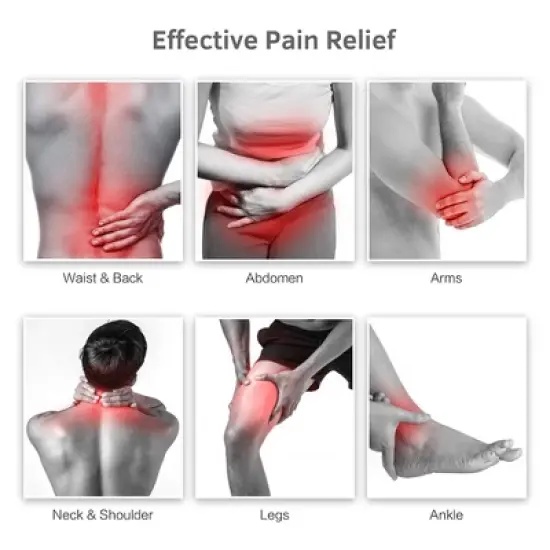 UTK 270 Tourmaline & Jade Stone Far Infrared Heating Pad for Full Body Pain Relief with Smart Remote Controller and Carry Bag image {5}