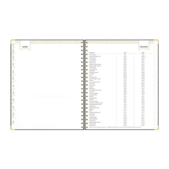 Day Designer 2024 Planner 8.5"x11" Weekly/Monthly Charcoal image {10}
