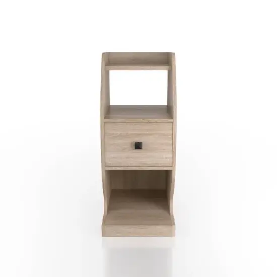 Diehle 3 Open Shelves Nightstand - miBasics image {8}