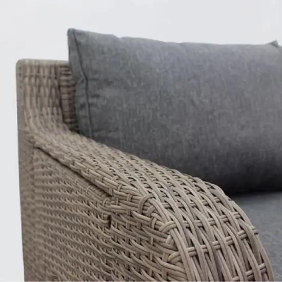 Courtyard Casual Canyon Bay Loveseat Daybed Combo  Converts from Loveseat with Chaise Lounge into Double Day bed image {3}