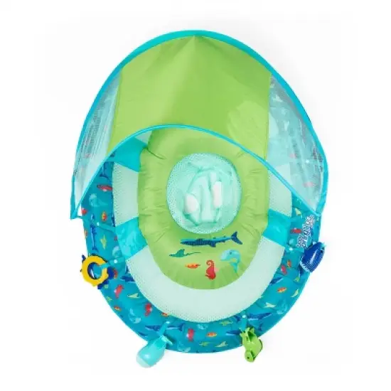 Swimways Sun Canopy Spring Float with Hyper-Flate Valve - Splash N Play image {2}