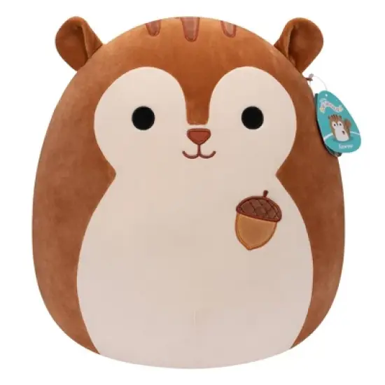 Squishmallows 16" Sawyer the Brown Squirrel with Acorn Plush Toy image {6}