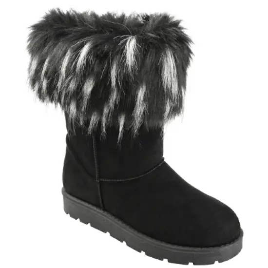 Journee Collection Womens Zorah Round Toe Pull On Winter Boots image {9}