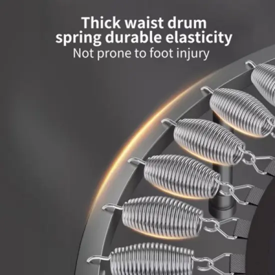 Mini Steel Trampoline, Indoor Fitness Exercise, Maximum Load Capacity 330 Pounds, for Adults or Kids image {3}