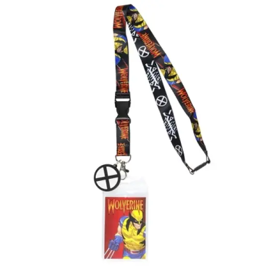 Marvel X-Men Wolverine Character Design Reversible Lanyard ID Badge Holder image {5}