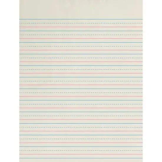 School Smart Zaner-Bloser Paper, 1/2 Inch Ruled, 8 x 10-1/2 Inches, 500 Sheets image {6}