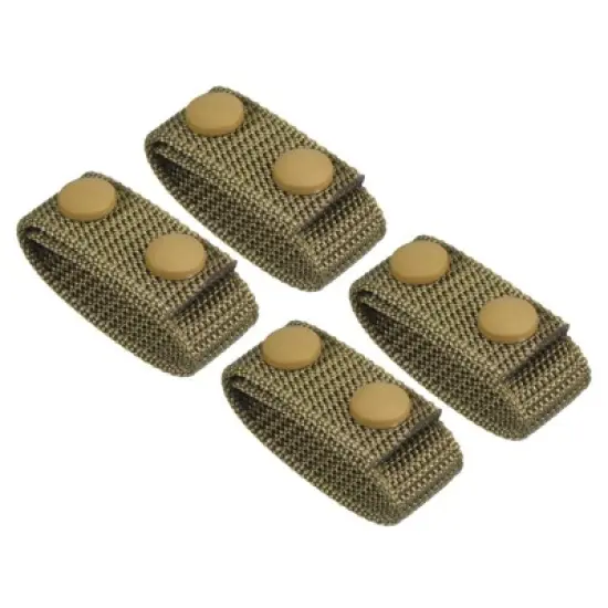 Unique Bargains Belt Keeper Nylon Webbing Loop Holder with Double Snaps for Belt Security Fixing image {6}