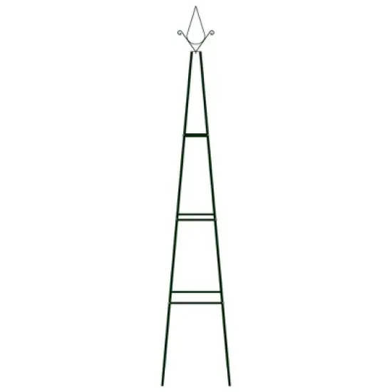 vidaXL Climbing Plant Rack Set of 2 Dark green Powder-coated iron image {5}