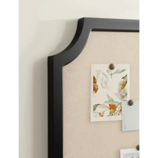 Kate & Laurel All Things Decor Hogan Framed Scalloped Decorative Wall Pinboard image {8}