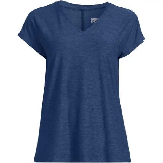 Lands' End Women's Short Sleeve Performance Dolman Top image {3}