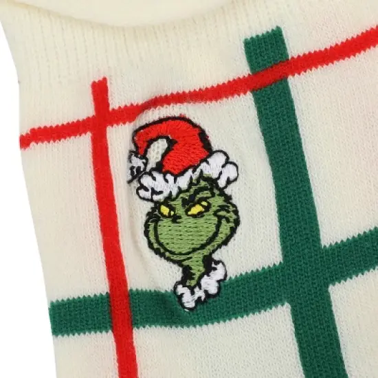 The Grinch & Max Character Prints Women's 3-Pair Pack Casual Quarter Crew Socks image {6}