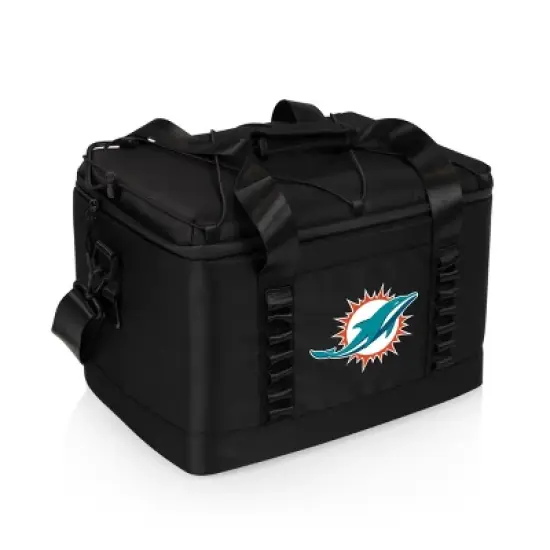 NFL Miami Dolphins Thick Sustainable 24 Can Soft Cooler image {3}